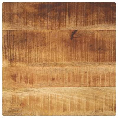 Tafelblad vierkant 60x60x3,8 cm massief ruw mangohout