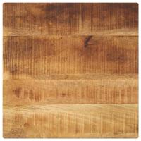 Tafelblad vierkant 60x60x3,8 cm massief ruw mangohout Tafelblad vierkant 60x60x3,8 cm massief ruw mangohout