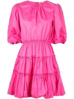 Jason Wu robe en popeline à manches ballons - Rose