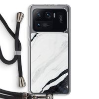 Elegante marmer: Xiaomi Mi 11 Ultra Transparant Hoesje met koord