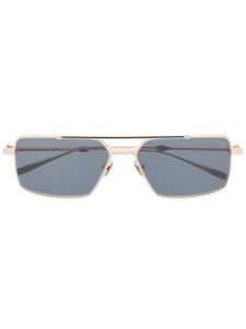 VALENTINO GARAVANI EYEWEAR lunettes de soleil Rockstud à monture pilote - Or