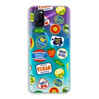 Fruitsticker: Oppo A52 Transparant Hoesje