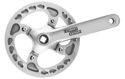 Sturmey archer Crankstel FCS 742 44t zilver