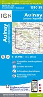 Wandelkaart - Topografische kaart 1630SB Aulnay | IGN - Institut Géographique National - thumbnail