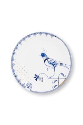 Pip Studio Bord Pip & The Blue Bird Wit 18cm