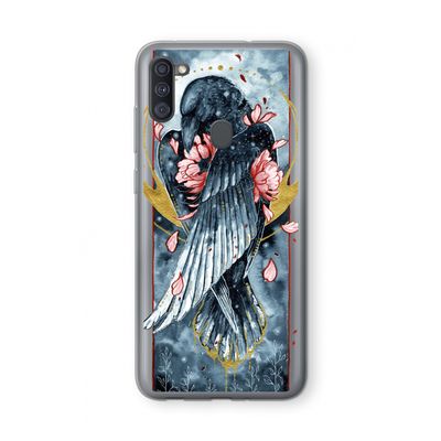 Golden Raven: Samsung Galaxy A11 Transparant Hoesje