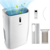 Verwarming/Koeling Airconditioner Draagbare 5 in 1 Airconditioner met Afstandsbediening 14000 BTU voor 40 ㎡ 44,5 x 39 x 77 cm Wit