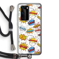 Pow Smack: Huawei P40 Pro Transparant Hoesje met koord