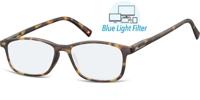 Leesbril montana +1.00dpt blue light filter bruin
