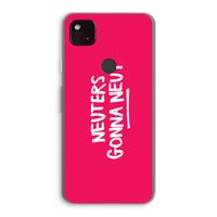 Neuters (roze): Google Pixel 4a 5G Transparant Hoesje Neuters (roze): Google Pixel 4a 5G Transparant Hoesje
