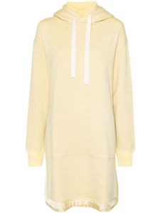 Jil Sander hoodie à fentes latérales - Jaune