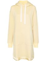 Jil Sander hoodie à fentes latérales - Jaune