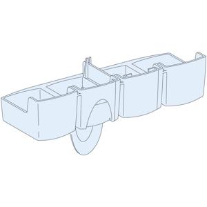Schneider Electric PrismaSeT-P, Linergy FC, afdekking, voor aansluitklemmen van het Linergy FC-voedingsblok voor Compact NSX100-250 3-4-polig 1 stuk(s)