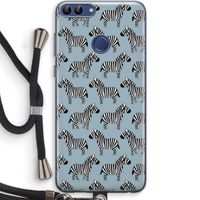 Zebra: Huawei P Smart (2018) Transparant Hoesje met koord