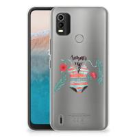 Nokia C21 Plus Telefoonhoesje met Naam Boho Summer Nokia C21 Plus Telefoonhoesje met Naam Boho Summer