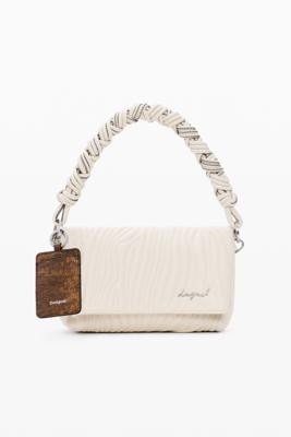 Middelgrote tas met gravures - WHITE - U Middelgrote tas met gravures - WHITE - U