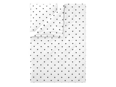 LIVARNO Dekbedovertrek 140 x 200 cm (Wit/zwart)