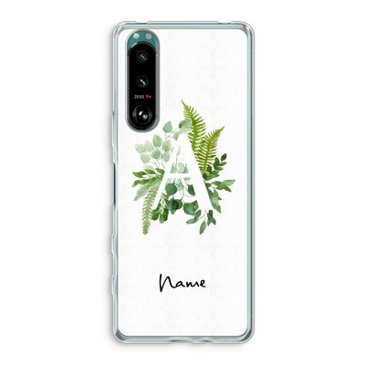 Green Brush: Sony Xperia 5 III Transparant Hoesje