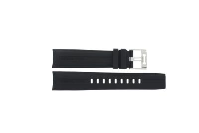 Horlogeband Hamilton H691.777.107 / H77922341 Rubber Zwart 22mm