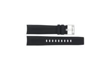 Horlogeband Hamilton H691.777.107 / H77922341 Rubber Zwart 22mm