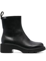 Camper bottines Milah en cuir 75mm - Noir - thumbnail