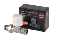 Luxe Thermostatische Radiatorkraan Recht 1/2X15Mm - thumbnail