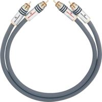 Cinch Audio Aansluitkabel [2x Cinch-stekker - 2x Cinch-stekker] 1.50 m Antraciet Vergulde steekcontacten Oehlbach NF 14 MASTER