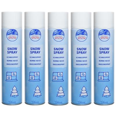 Sneeuwspray - 10x - wit - 400 ml - spuitsneeuw - kunstsneeuw - nepsneeuw - sneeuw decoratie