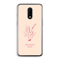Where flowers bloom: OnePlus 7 Transparant Hoesje