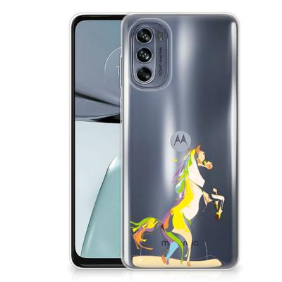 Motorola Moto G62 5G Telefoonhoesje met Naam Horse Color Motorola Moto G62 5G Telefoonhoesje met Naam Horse Color