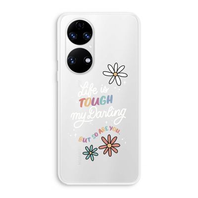 Tough Life: Huawei P50 Transparant Hoesje