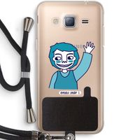 Zwaai: Samsung Galaxy J3 (2016) Transparant Hoesje met koord