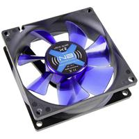 NoiseBlocker BlackSilent Fan X2 PC-ventilator Zwart (b x h x d) 80 x 80 x 25 mm - thumbnail