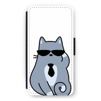 Cool cat: iPhone 11 Pro Max Flip Hoesje
