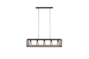 Haluta Hanglamp | 5-lichts | Zwart