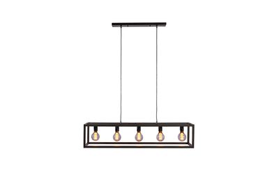 Haluta Hanglamp | 5-lichts | Zwart