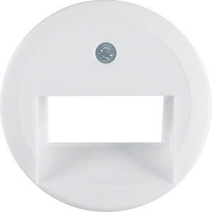 Centraalplaat UAE doos 2 x RJ45 Berker 1930 polar wit 1409