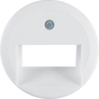 Centraalplaat UAE doos 2 x RJ45 Berker 1930 polar wit 1409