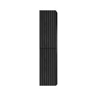 Kolomkast BWS Benthe 2 Deuren Greeploos Soft Close 35x160x35 cm Zwart Eiken