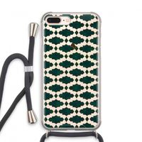 Moroccan tiles: iPhone 7 PLUS Transparant Hoesje met koord