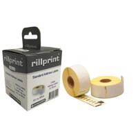 Rillprint Dymo Compatible Label 99012 36x89mm adres wit 2 rollen