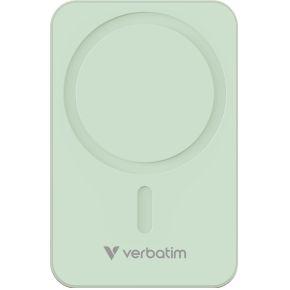 Verbatim Charge 'n' Go Essentials Magnetische draadloze powerbank 20000 mAh Groen
