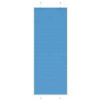 VidaXL Plissé rolgordijn 75x200 cm stofbreedte 74,4 cm polyester blauw