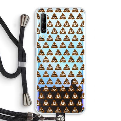 Poop emoji: Huawei P Smart Pro Transparant Hoesje met koord