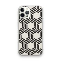 Geometrisch patroon: iPhone 12 Pro Max Transparant Hoesje