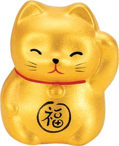 Gouden Lucky Cats Figuur - The Oriental Shop - 5.2 cm