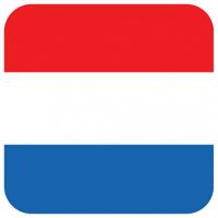 Bierviltjes Holland - 45x stuks - vierkant - landenthema - 9 x 9 cm - onderzetter