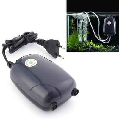 RS-390 220V 5W dubbele verkooppunten verstelbare stromen stille Aquarium luchtpomp Fish Tank zuurstof luchtpomp