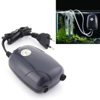 RS-390 220V 5W dubbele verkooppunten verstelbare stromen stille Aquarium luchtpomp Fish Tank zuurstof luchtpomp