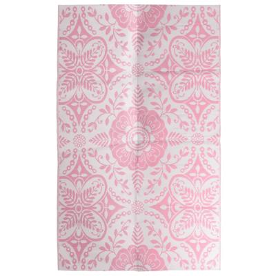 VidaXL Buitenkleed arakil 190x290 cm pp roze
